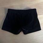 Gk Elite Gymnastics Dance Black Soft Velour Shorts Girls Youth Medium