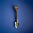 Sterling 925 Enameled Souvenir Spoon Singapore Supreme Court 