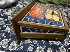 Schmidt Beer Lighted Clock Sign Mosaic Stained Glass Vintage  clock Nonworking 