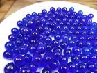 Lot Of 200 Cobalt Blue Glass Marbles  59 Inch Vase aquarium