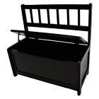 Ehemco Solid Hardwood Kids Storage Bench  Espresso  collectible 