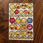 6 Sheets Of Emoji Stickers - 258 Pieces