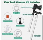 Aquarium Siphon Vacuum Gravel Cleaner With Algae Scraper Free Shipping
