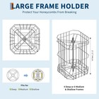 4 8 Frames Manual Honey Extractor Stainless Steel Beekeeping Honey Spinner Tank