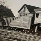 Vintage 1947 Pennsylvania Railroad 2013 Steam Locomotive Photo 4x5 B w Original