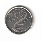 2001-p Canadian Brilliant Uncirculated Volunteer s 10 Cent Coin 