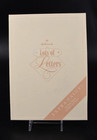 Vtg Hallmark Lots Of Letters Pink Stationery Set 15 Sheets  20 Envelopes