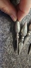 Set Of 4 Vintage Silver Corn On The Cob Holders Picks Mid-century Farmhouse Chic