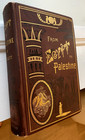 From Egypt To Palestine Bartlett Red Gilt Cover 1879 1st Edition Harpers W  Map