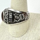 Vtg 1978 Men s High School Class Ring Fire Agate Stone Size 11 Palo Verde Titans
