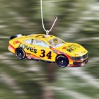 Michael Mcdowell  34 Nascar Christmas Tree Ornament     Gift For Nascar Fans
