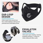 Pisiqi Dust Mouth Face Cover Half Face Sports Face Anti Dust Face Mouth Cover   
