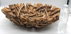 Driftwood Natural Wood Large 20  Rustic Coastal Ocean Decorative Bowl