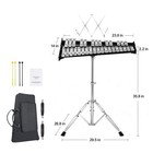 32-note Student Bell Xylophone Percussion Kit Set W  Music Stand  Sticks   Bag