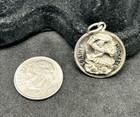 925 Chapel Sterling Silver Vintage Saint Michael Pendant 0 75in - 5 21g