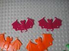 1995 Pressman Acrobats Game Replacement Parts Pieces Hanging Bats Lot Of 6