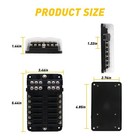1x Blade Fuse Box 12-way Block Holder Led Indicator 12v Marine Boat Waterproof