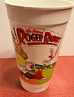 Who Framed Roger Rabbit 1988 Vintage Mcdonald s Movie Coca Cola Cups Set Of 2