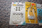 Vintage Sewing Notions Lot Ginger Snap Fasteners Mother Of Pearl Dritz Dyno