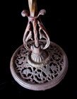 Ornate Victorian Cast Iron Fish Bowl Aquarium Stand 31 t W  10  Base