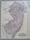 Maryland Washington D c  Delaware New Jersey Baltimore 1879 A j  Johnson Map