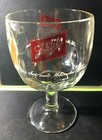 Joseph Schlitz Brewing Company 12-16 Oz Beer Glass Goblet Milwaukee Wisconsin 
