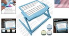 Blue Led Magnifying Glass With Stand And Anti Glare Lens For Easy Reading