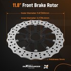 2pcs Floating 11 8 Front Brake Rotors For Harley-davidson Touring 2009-2019 New