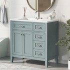 36  Bathroom Vanity With Sink Combo Bathroom Storage Cabinet With Drawers