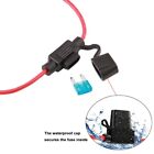 10 Pcs 12ga  Atm apm Mini Blade Inline Fuse Holder Car Truck Boat Rv Copper Wire