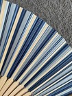 New Authentic Christian Dior Diorviera Bamboo Folding Fan Accessory Collectible