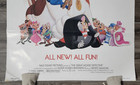 Vintage Walt Disney The Great Mouse Detective Original 27x41 Movie Poster 1986
