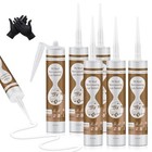 6 Pack Rv Roof Sealant  Non-leveling Lap Sealant For Rv Roofs White  Flexible 