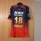Royal Challengers Bengaluru Cricket Virat  18 Jersey Youth Size 20