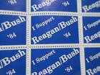 I Support Reagan Bush Stamps Republican Party 25 Stamps 