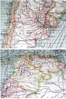 1908 Antique Map Of South America Industry Commerce Brazil Chile Argentina 