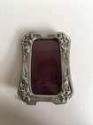 Vintage Elias Fine Pewter Art Nouveau Floral Easel Frame
