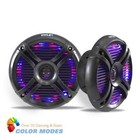 Pyle 6 5  250w Marine Boat Led Light Black Speakers  pair  125w Rms Plmrx68leb