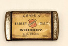 Antique Pre-prohibition Whiskey Match Safe Vesta O w  Welch North Adams Ma Chase