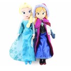 40cm Frozen Princess Anna Elsa Plush Doll Snow Queen Princess Anna   Elsa Soft