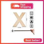 12 Inch Wooden Letter X  1 4 Inch Thick Large Unfinished Wood Letter For Home Wa