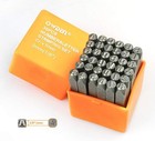 Professional 36pcs  Steel Metal Stamping Tool Set  3mm 1 8 