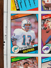 1984 Topps Football 132-card Uncut Sheet - John Elway  Dan Marino Rookies   5