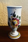 Vintage Ceramic 6 1 4  Kiddush Cup Polychrome Holland Keramiek Hand Painted