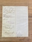 1878 Virginia   Truckee Railroad Bill For Carrying Mail