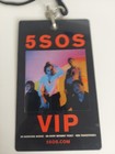 5sos 5 Seconds Of Summer Vip Badge Lanyard Rare