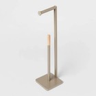 Freestanding Toilet Paper Holder Brushed Nickel - Brightroom