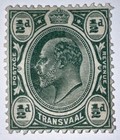 Travelstamps  1905-09 Transvaal Kevii 1 2d  Sg 273a Deep Green Wmk Mult Crown