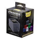 Dragon Shield Strongbox Deck Box Clear Black  Holds 100  Double Sleeved Cards  A