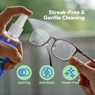 Kototo Eyeglass Cleaner Spray  Streak-free For Glasses  Screens   Lenses